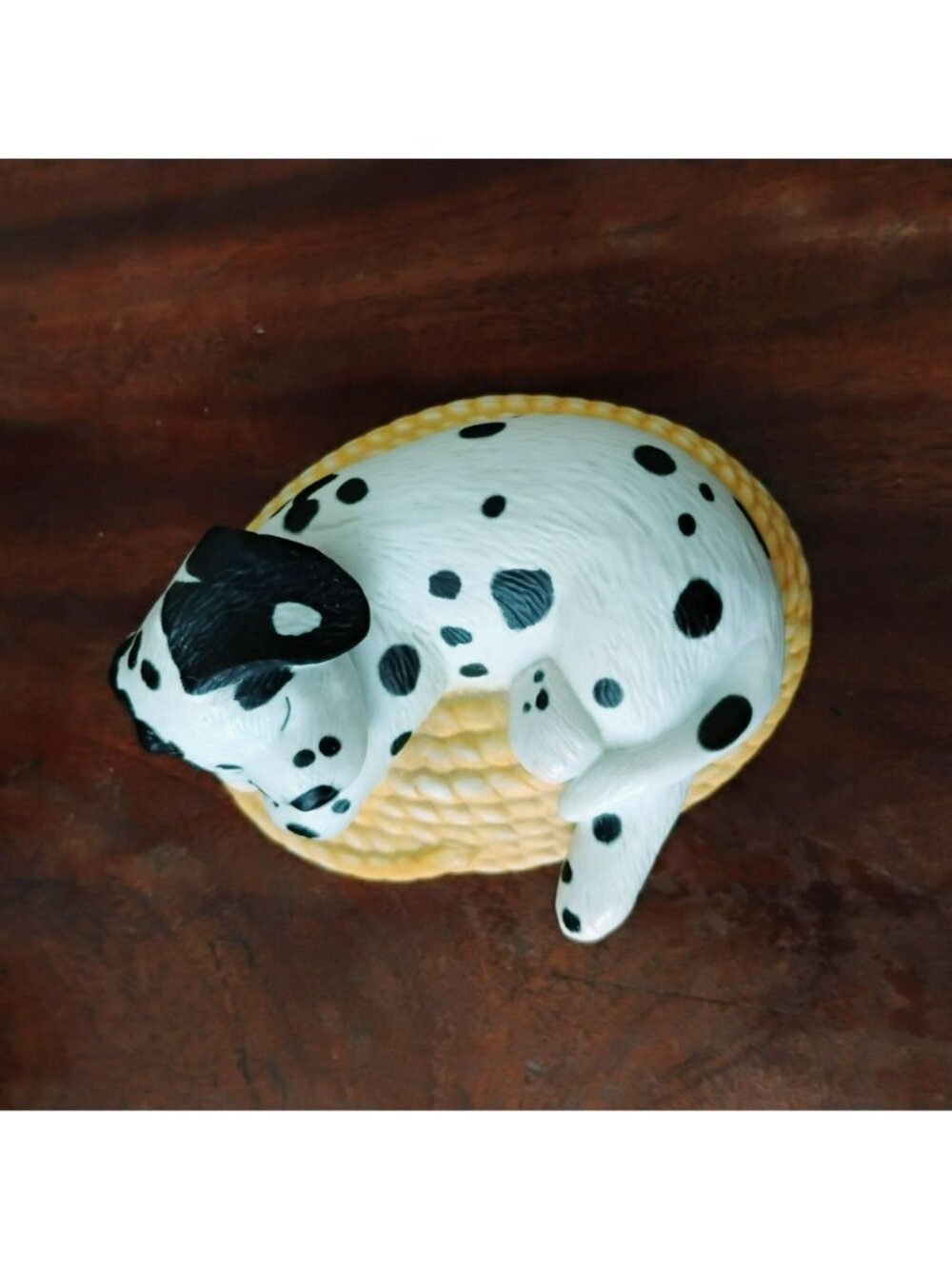 Vintage 1994 Princeton Gallery Dog Tired Dalmatian Puppy Porcelain Figurine - Picture 7 of 9